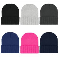 AH1074B Knit Beanie With Cuff